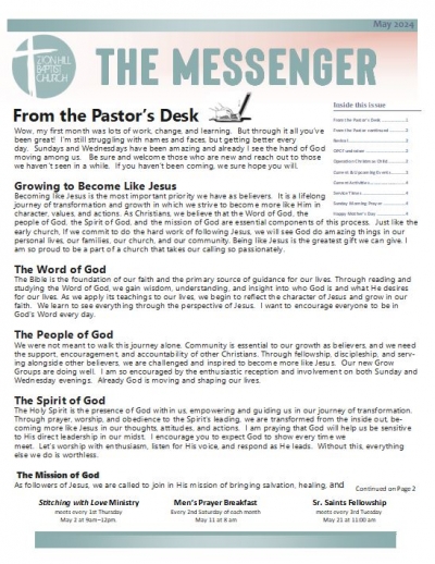 The Messenger Newsletter